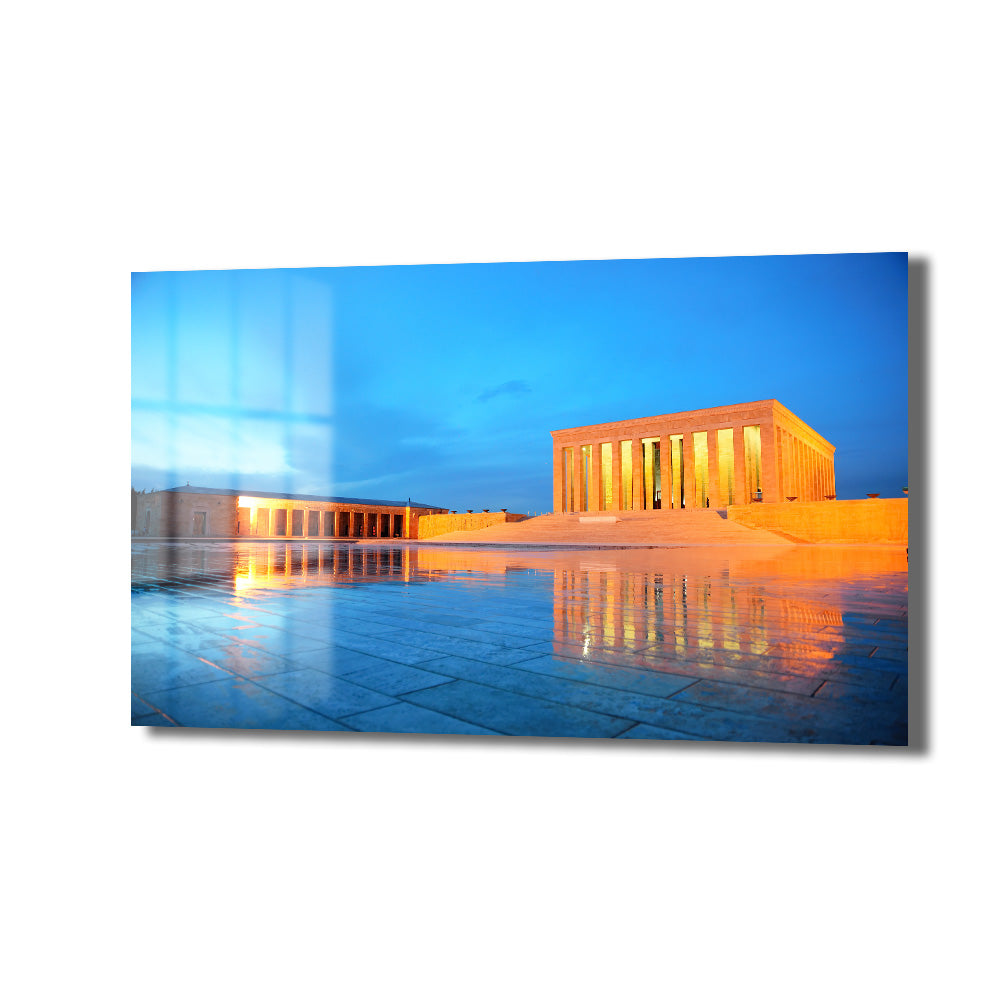Anıtkabir'in Altın Yansımaları: Görkemli Cam Tablo