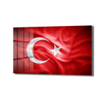 Türk Bayrağı Cam Tablo: Tarihin ve Gururun Duvarınızdaki Yansıması