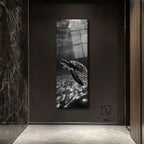 Deniz Kaplumbağası Panoramik Cam Tablo