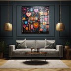 cam tablo, duvar sanatı, modern dekorasyon, soyut sanat, cam sanat eserleri, iç mekan dekorasyonu, ofis dekorasyonu, ev dekorasyonu, restoran dekorasyonu, cafe dekorasyonu, cam baskı, UV baskı, estetik duvar sanatı