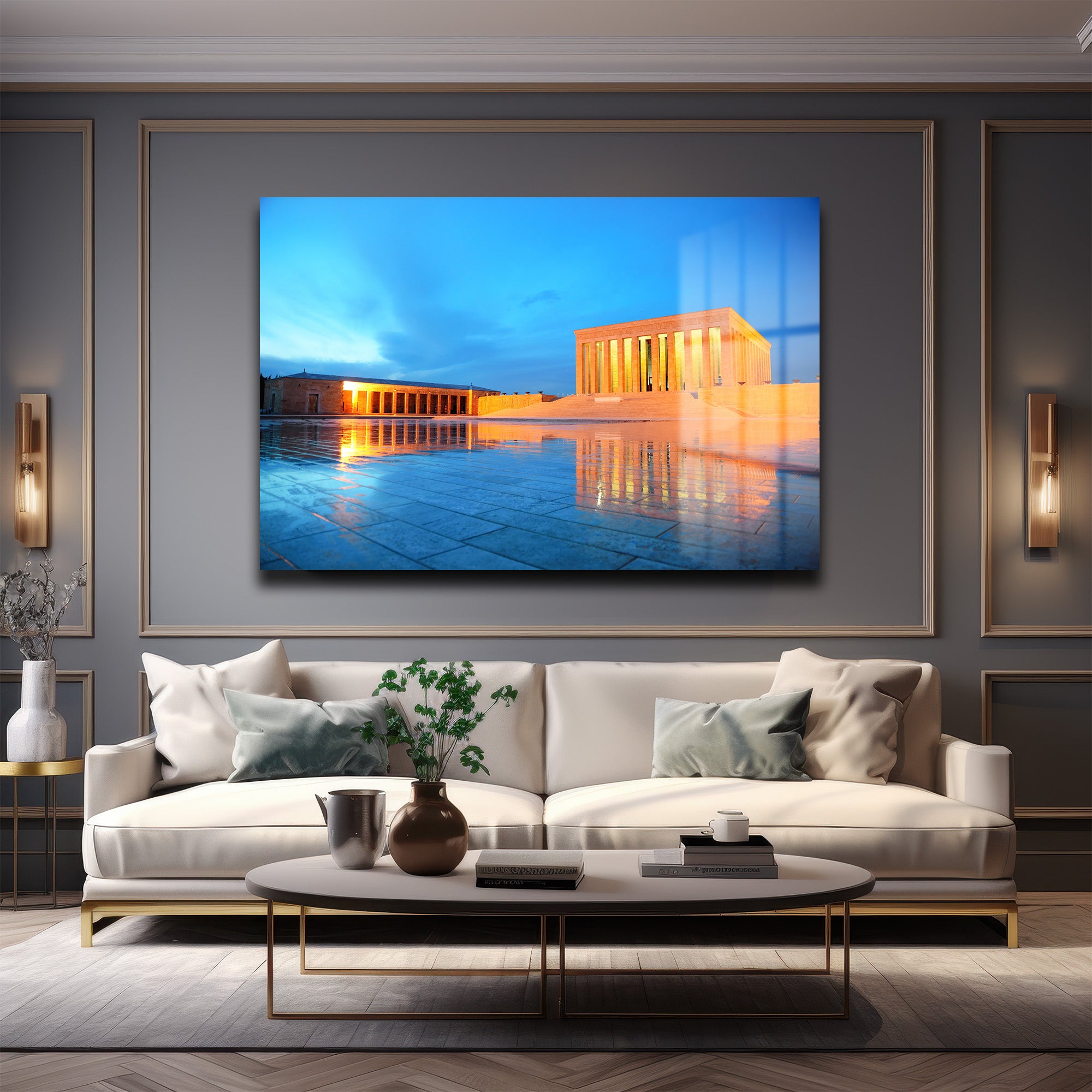 Anıtkabir'in Altın Yansımaları: Görkemli Cam Tablo