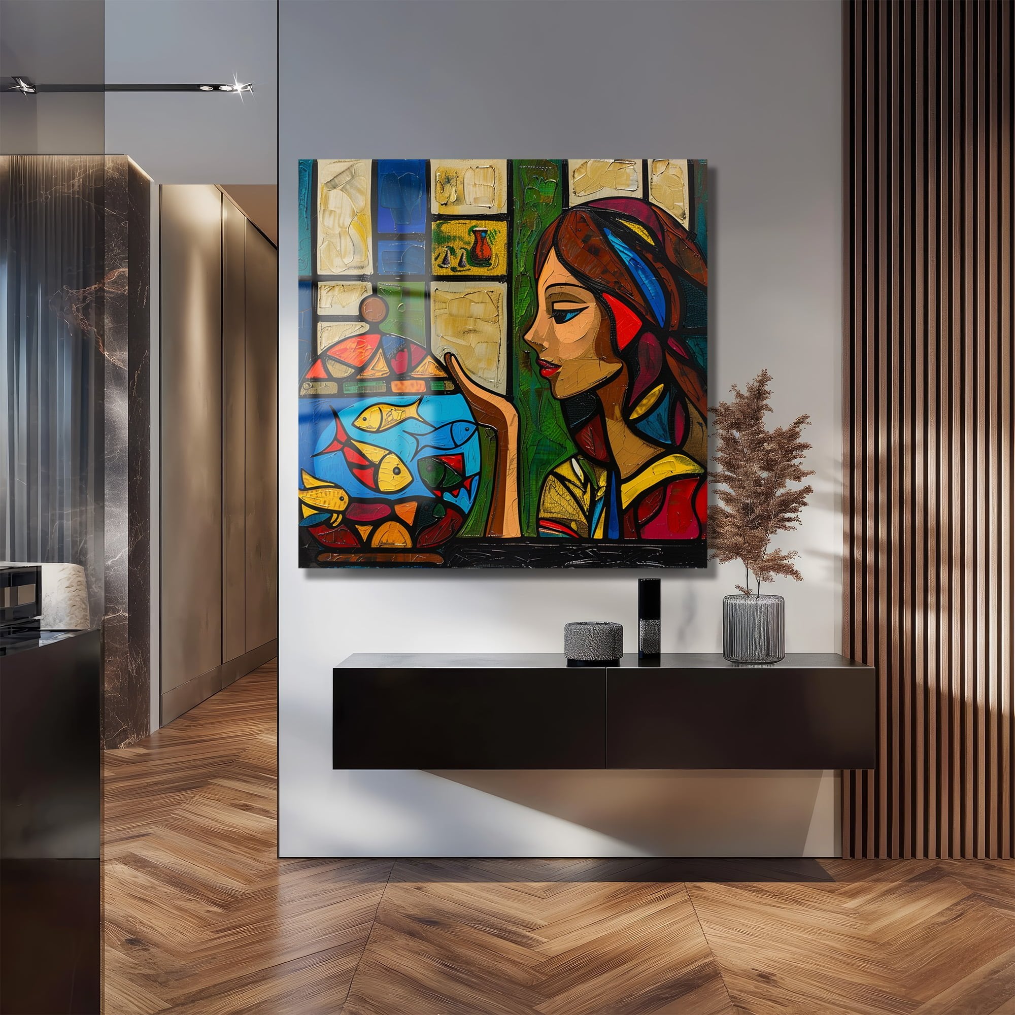 cam tablo, duvar sanatı, modern dekorasyon, soyut sanat, cam sanat eserleri, iç mekan dekorasyonu, ofis dekorasyonu, ev dekorasyonu, restoran dekorasyonu, cafe dekorasyonu, cam baskı, UV baskı, estetik duvar sanatı