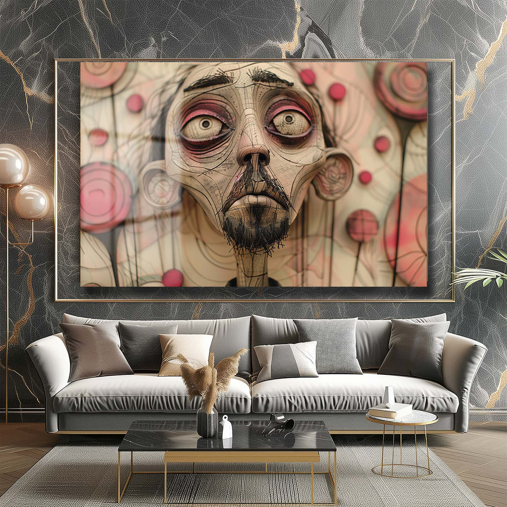 Ruhun Yansımaları: Modern Sanat Cam Tablo