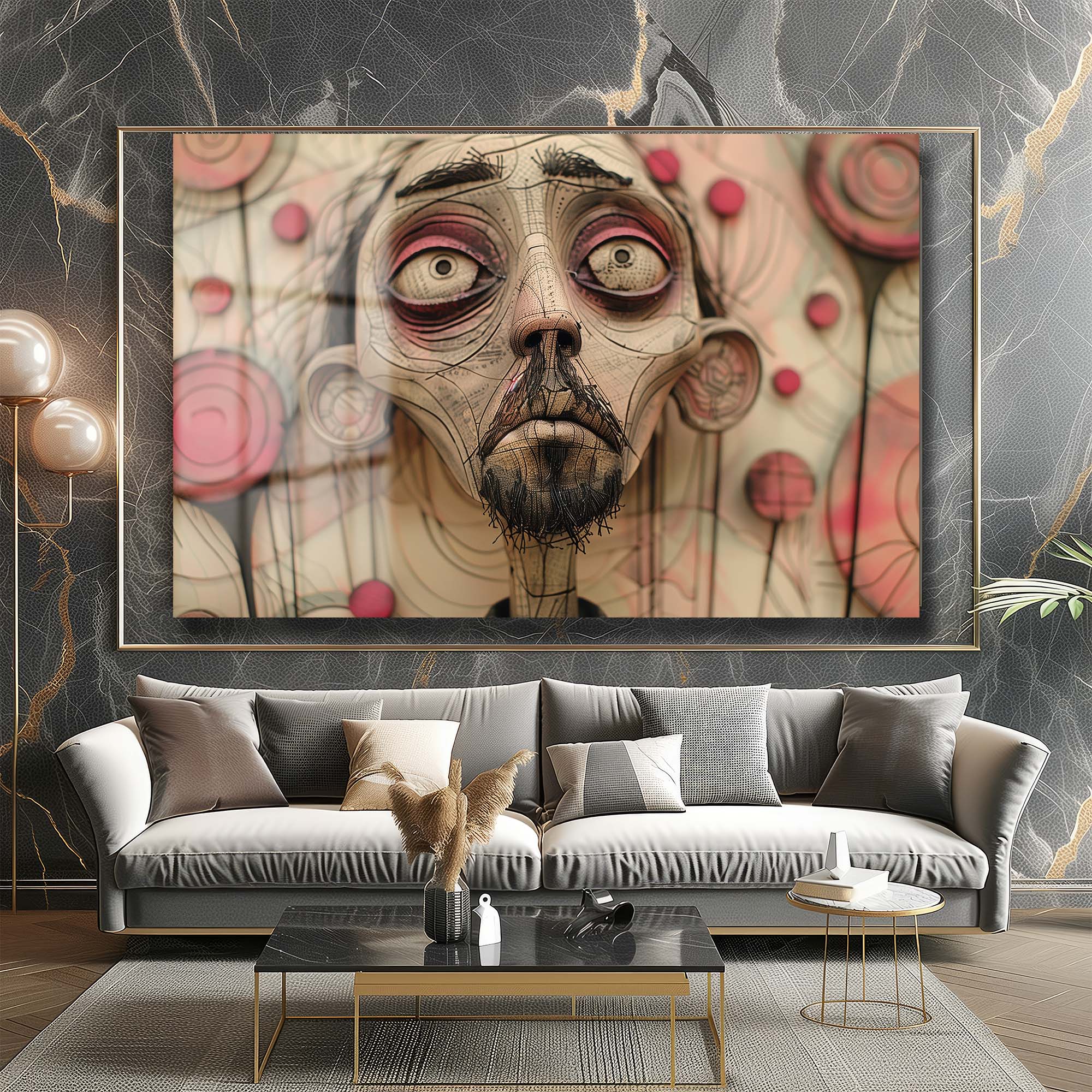 Ruhun Yansımaları: Modern Sanat Cam Tablo