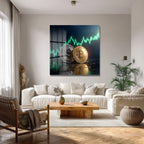 Bitcoin Ethereum Kripto Para Borsası Modern Cam Tablo