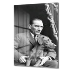 Atatürk ve Köpeği Foks Cam Tablo | Tarihi Bir Bakış