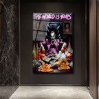 The World Is Yours Joker Cam Tablo: Gücün ve Zenginliğin İfadesi