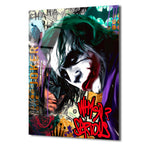 Joker  Why So Serious Sokak Sanatı Cam Tablo