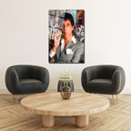 Scarface Tony Montana Efsanesi Modern Cam Tablo