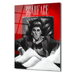 Scarface Tony Montana Cam Tablo - Sinematik Duvar Sanatı