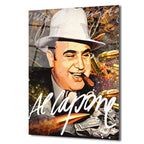 Al Capone Efsanesi Cam Tablo | Gangster Temalı Duvar Sanatı