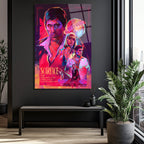 Scarface The World Is Yours Cam Tablo - Neon Sanat Duvar Dekoru