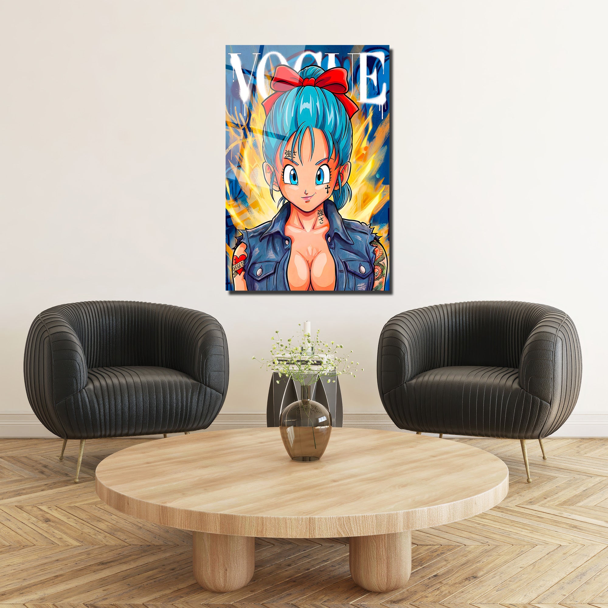 Bulma  Stil Street Art Cam Tablo