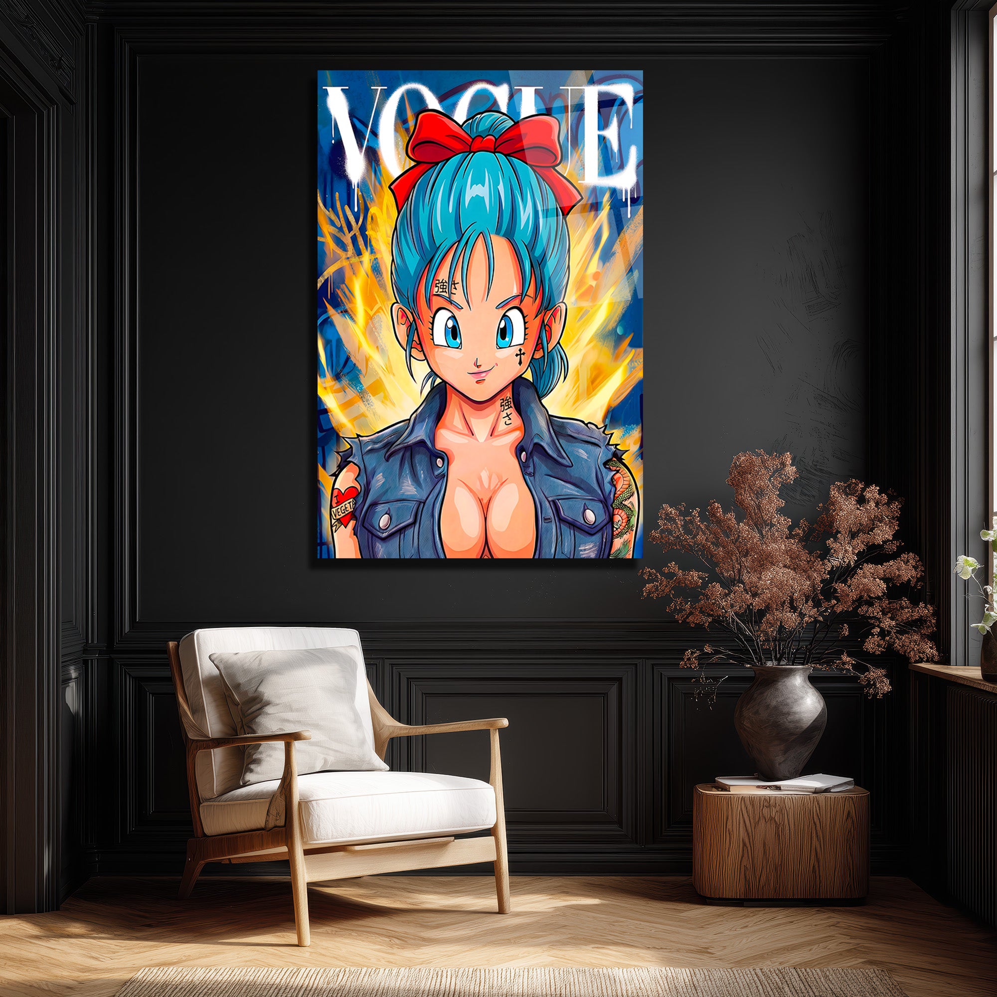 Bulma  Stil Street Art Cam Tablo