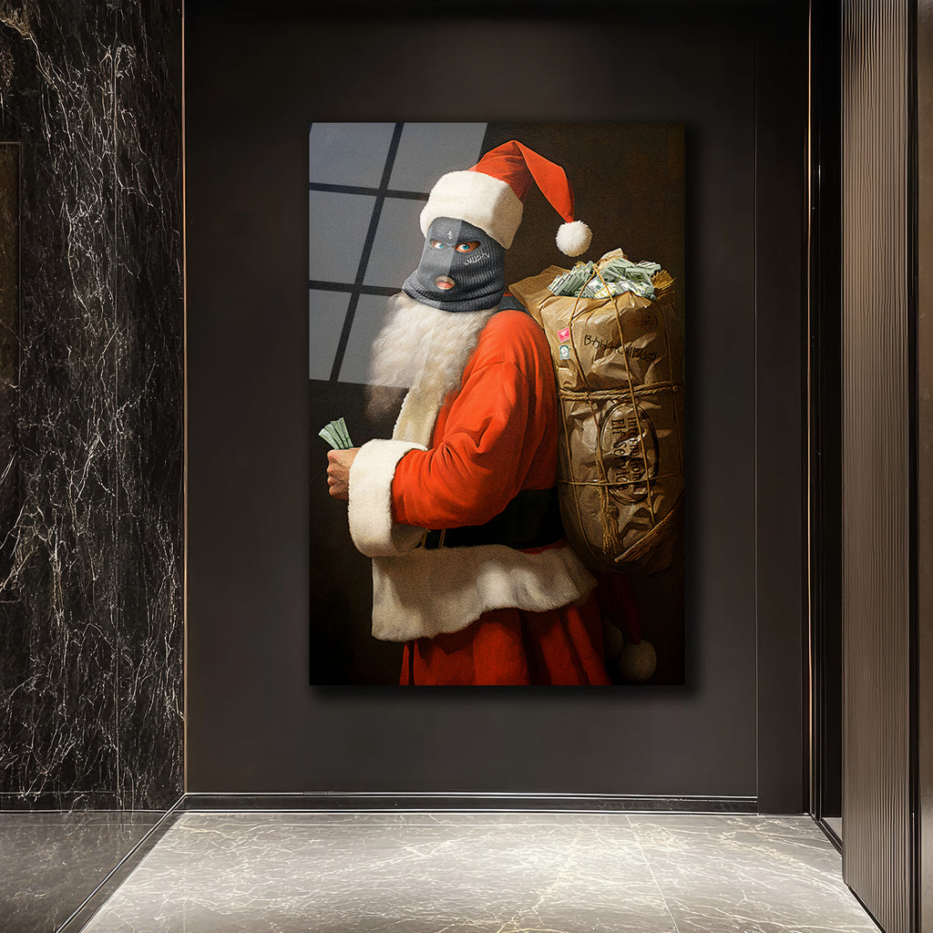 Asi Noel Baba Cam Tablo: Modern Sanatın Cesur Yorumu