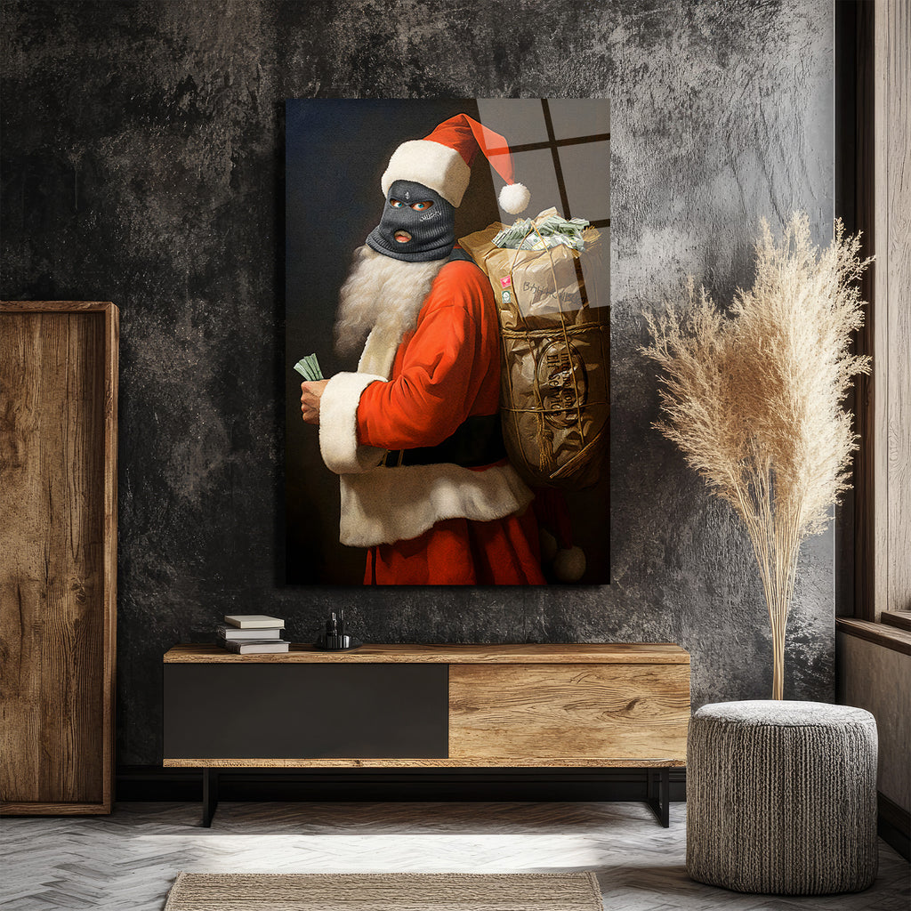Asi Noel Baba Cam Tablo: Modern Sanatın Cesur Yorumu