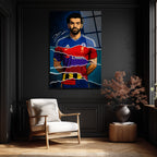 Mohamed Salah Kariyer Yolculuğu Cam Tablo | Futbol Efsanesi Sanatı