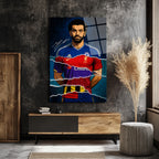 Mohamed Salah Kariyer Yolculuğu Cam Tablo | Futbol Efsanesi Sanatı