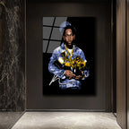 Kendrick Lamar Grammy Zaferi İkonik Cam Tablo