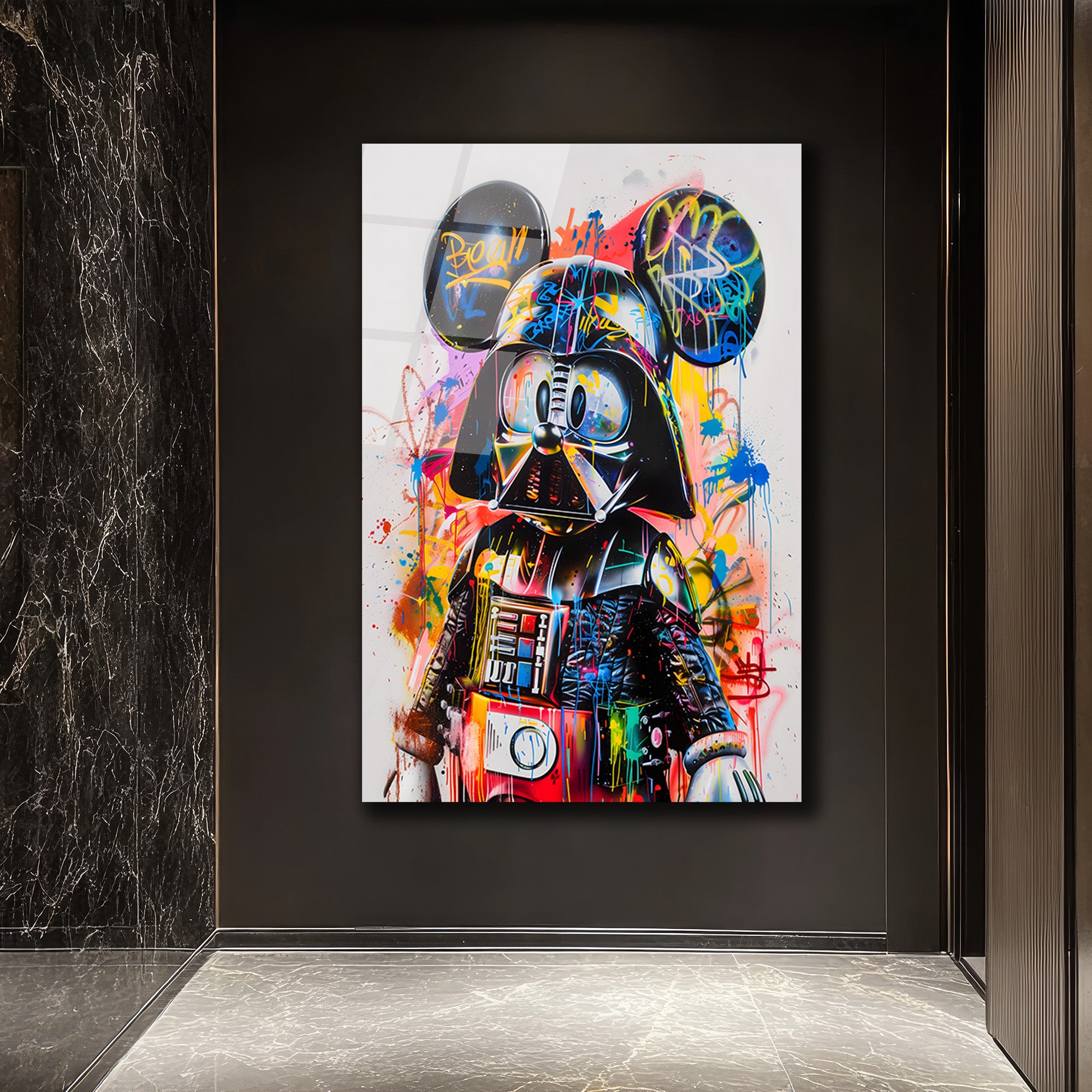  Pop Art Graffiti Cam Tablo