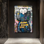 Urban Pop Art  Temalı Cam Tablo - No Plan İyi Bir Plan