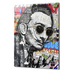 Dalí Rockstar Pop Art Cam Tablo: Modern Sanatın Cesur Yorumu