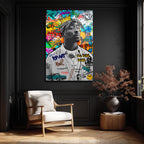 Tupac Graffiti Cam Tablo | Urban Sanat ve Hip-Hop Ruhu