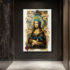 Mona Lisa Queen Manifestosu Cam Tablo: Modern Sanatın Zirvesi