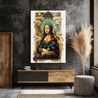 Mona Lisa Queen Manifestosu Cam Tablo: Modern Sanatın Zirvesi