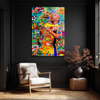 Kobe Bryant Efsanesi Pop Art Graffiti Cam Tablo