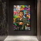 Asi Ruh Tony Montana Graffiti Cam Tablo