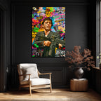 Asi Ruh Tony Montana Graffiti Cam Tablo
