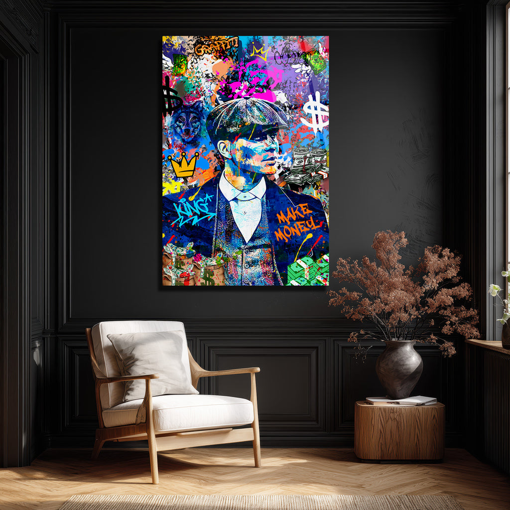 Urban King Tommy Shelby Graffiti Cam Tablo