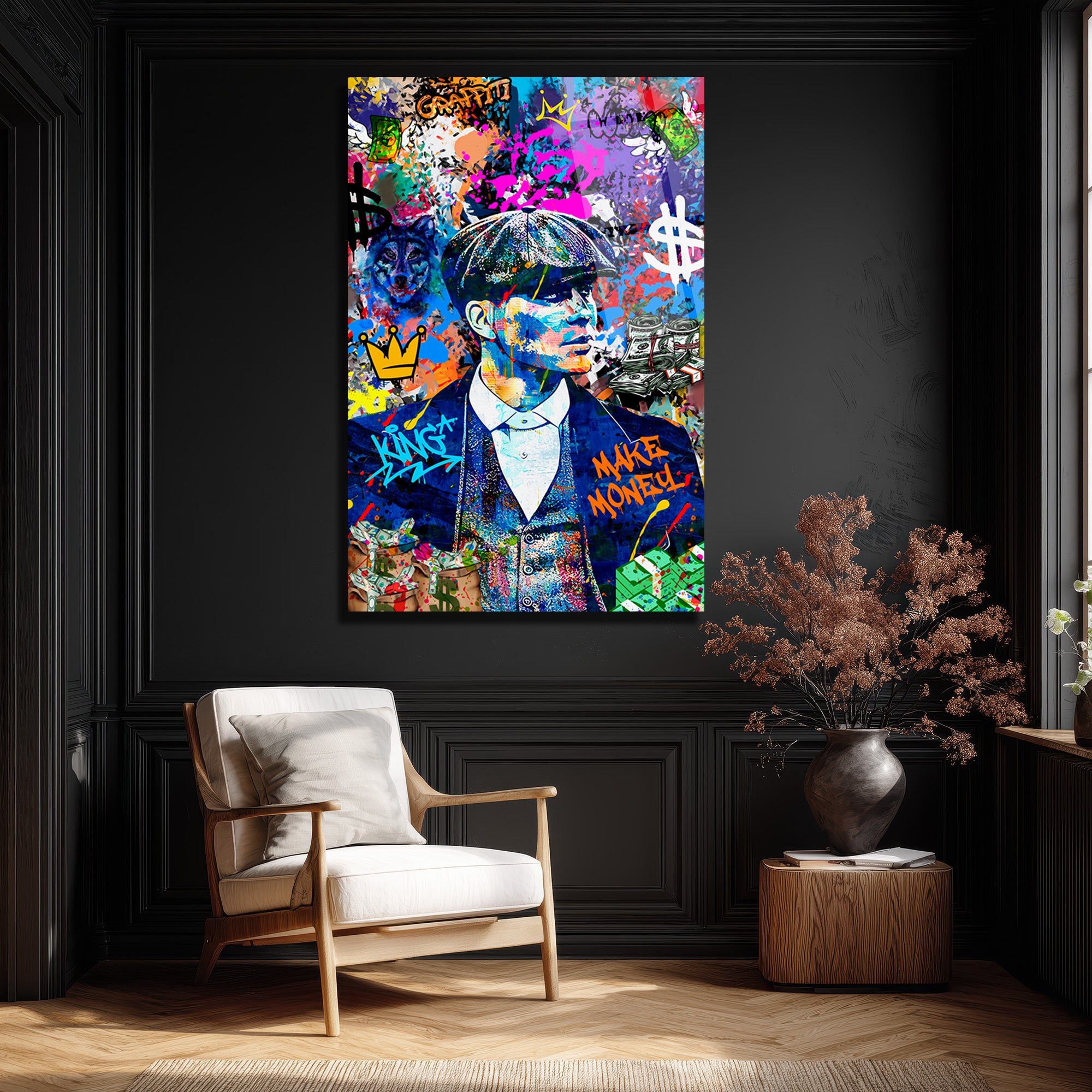 Urban King Tommy Shelby Graffiti Cam Tablo