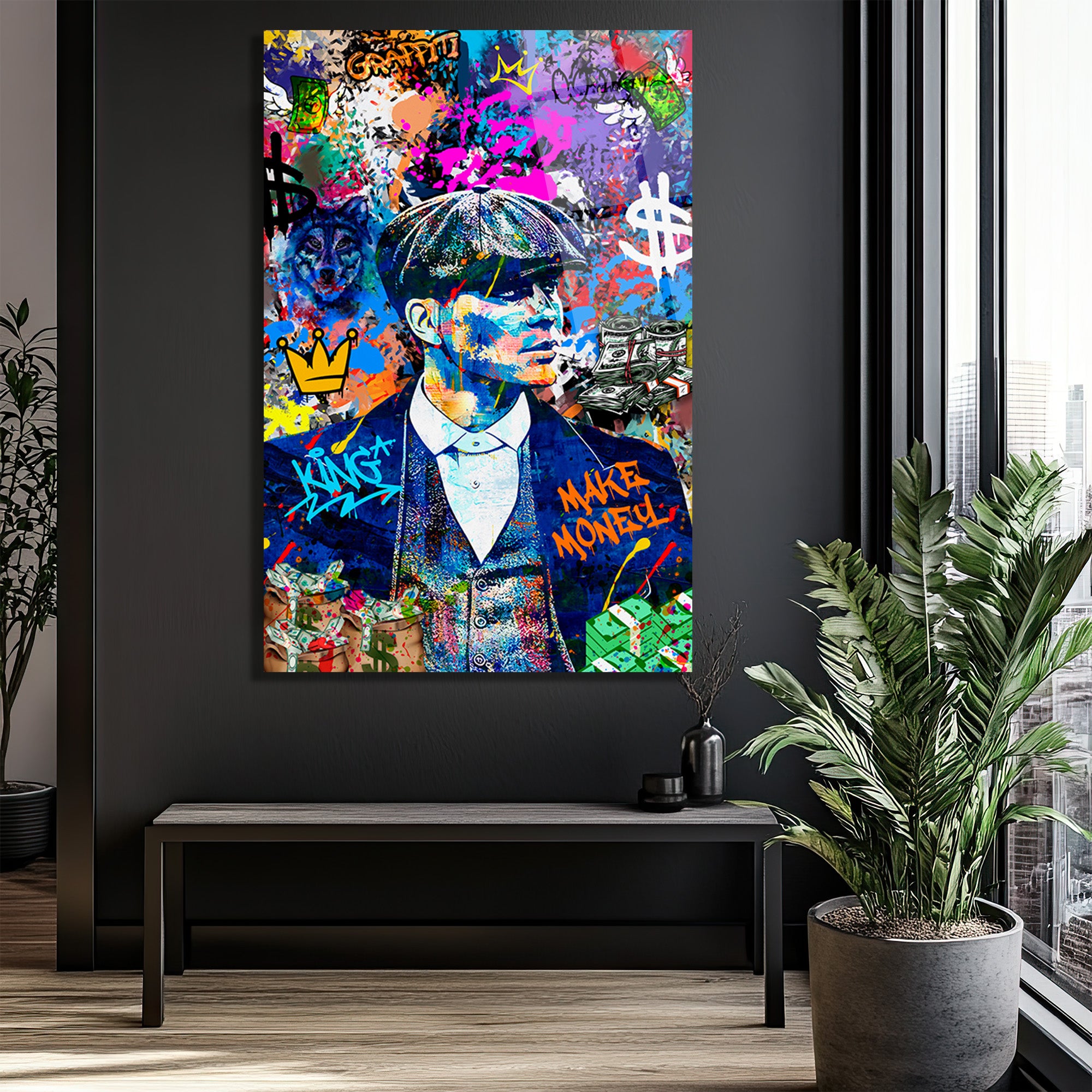 Urban King Tommy Shelby Graffiti Cam Tablo
