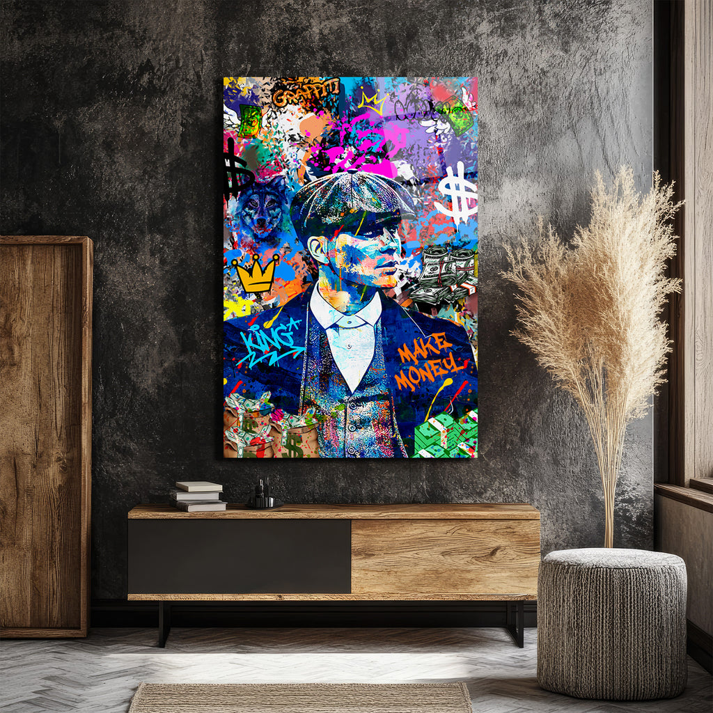 Urban King Tommy Shelby Graffiti Cam Tablo