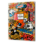Lüks ve Nostalji Buluşması: Pop Art Cam Tablo
