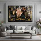 Peaky Blinders Thomas Shelby Banknot Tasarım Cam Tablo