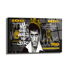 Scarface Tony Montana "The World Is Yours" Cam Tablo