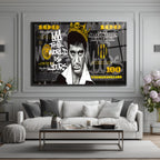Scarface Tony Montana "The World Is Yours" Cam Tablo