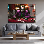 Joker Poker Masasında Cam Tablo - Kural Tanımaz Sanatın İfadesi