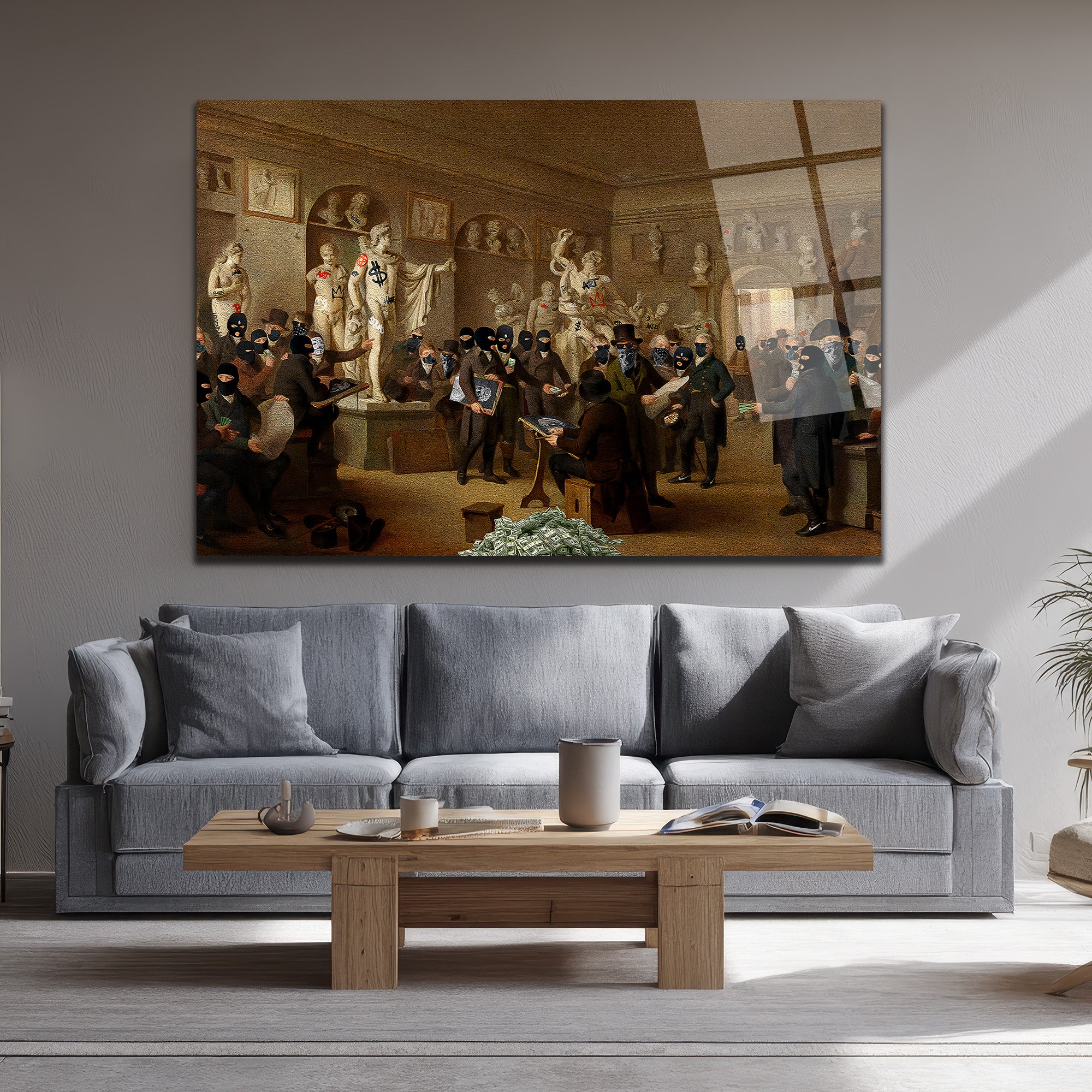 Sanat ve İsyanın Buluştuğu An: Sergi Modern Cam Tablo