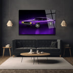 Efsanevi Mor Dodge Challenger Cam Tablo