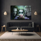 Joker Evrimi: Üç İkonik Yüz Cam Tablo