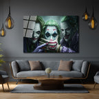 Joker Evrimi: Üç İkonik Yüz Cam Tablo
