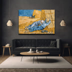 Van Gogh Siesta Cam Tablo: Huzurun Altın Dokunuşu