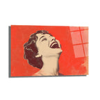 Hayata Gülümse Pop Art Cam Tablo - Modern Duvar Dekoru
