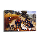 Bruegel'in Hasatçılar Manzarası Temperli Cam Tablo