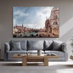 Venedik Büyüsü: Santa Maria della Salute Grand Canal Cam Tablo