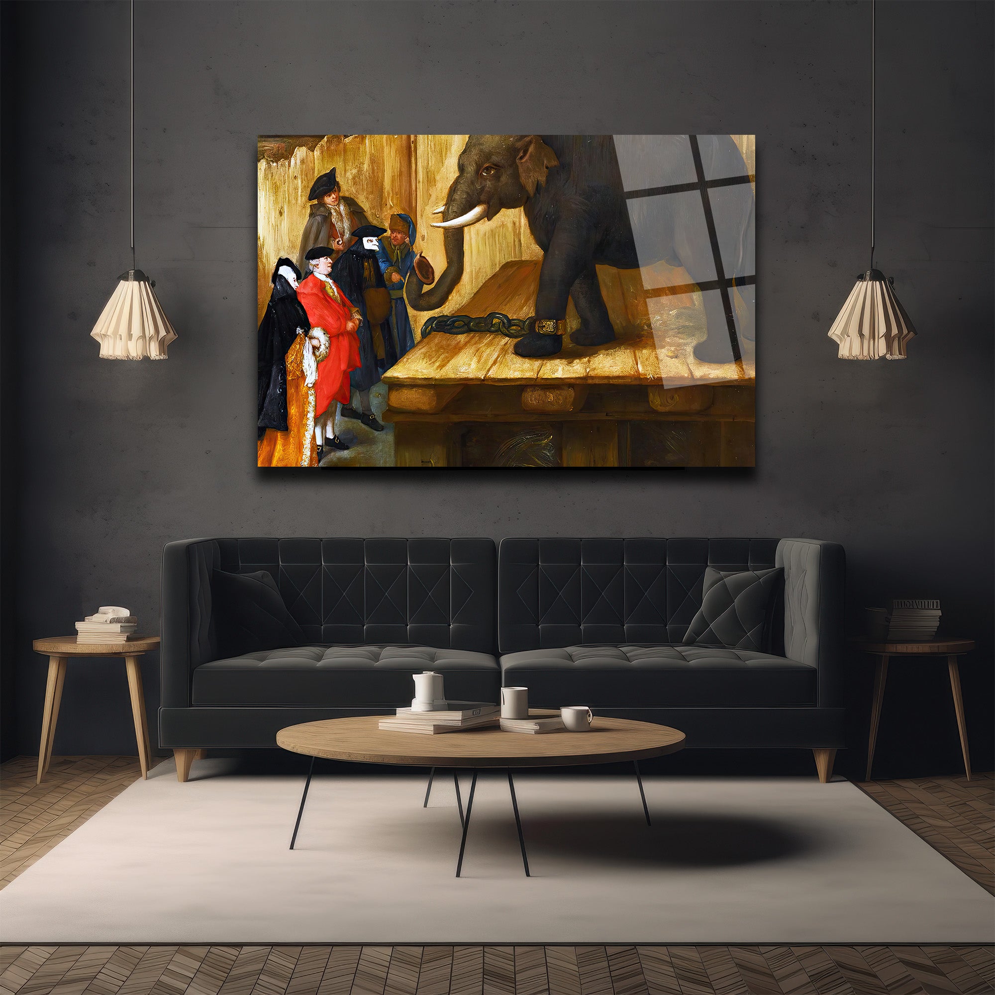 Dev Filin Gözlemi: Klasik Sanat Cam Tablo